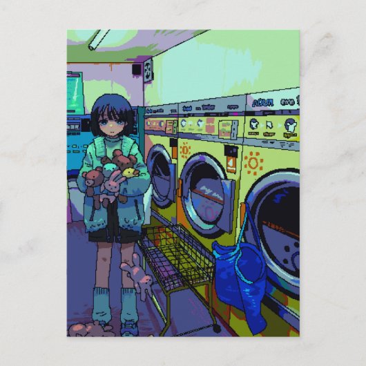 Laundry briefkaart (Voorkant)