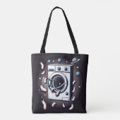 Laundry Day Levity Canvas tas (Achterkant)