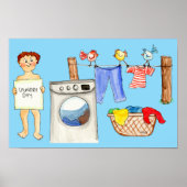 Laundry Day Poster (Voorkant)