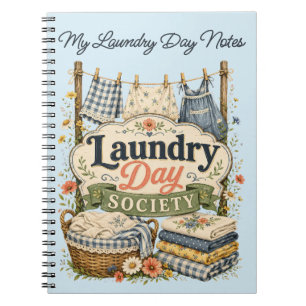 Laundry Day Society Cottagecore Bloemen Notitieboek