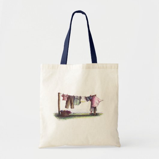 LAUNDRY DAY TOTE BAG (Voorkant)