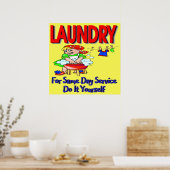 LAUNDRY - Doe het zelf voor de service op dezelfde Poster (Keuken)