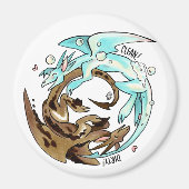 Laundry Dragons Vaatwasser Magneet! Magneet (Voorkant)