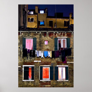 LAUNDRY NACHT IN VENICE Poster