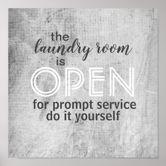 laundry room humorous quote poster typography (Voorkant)