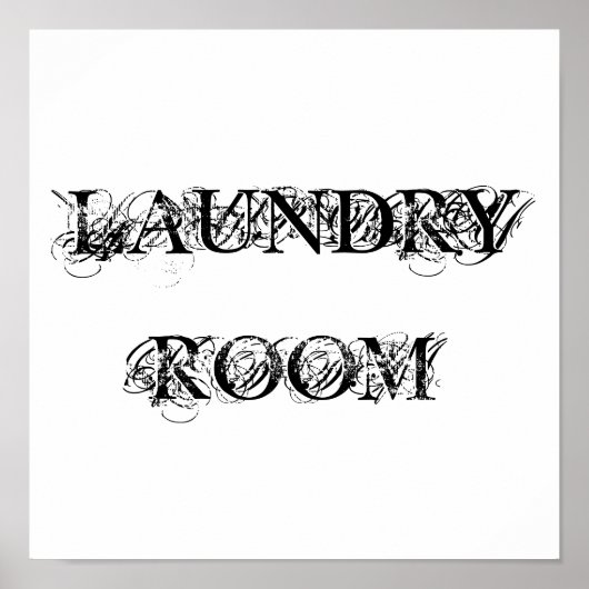 LAUNDRY ROOM PRINT (Voorkant)