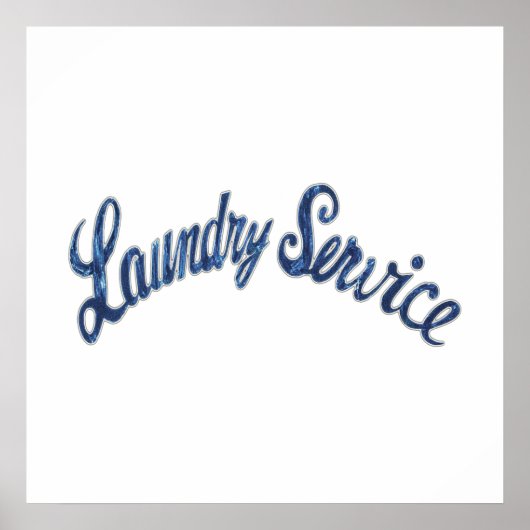 Laundry Service Poster (Voorkant)