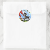 Laundy Thief Ronde Sticker (Tas)