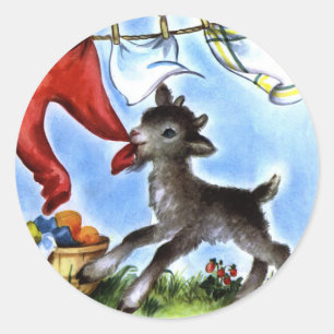 Laundy Thief Ronde Sticker