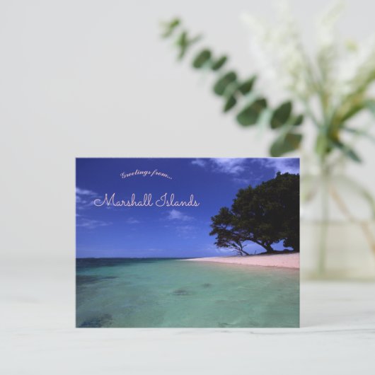 Laura Beach Marshall Islands Briefkaart (Staand voorkant)