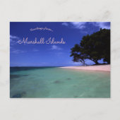 Laura Beach Marshall Islands Briefkaart (Voorkant)