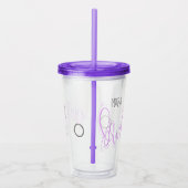 Laura Bride Tumbler Acryl Drinkbeker (Rechts)