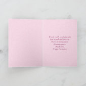 Laura Gelukkige Verjaardag Woorden van Lof Kaart (Binnen)