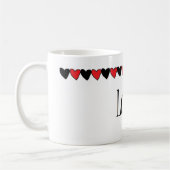 Laura Hearts Name Koffiemok (Links)