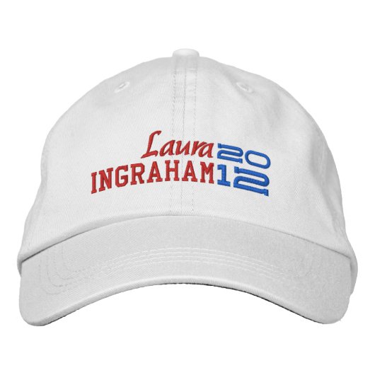 Laura Ingraham voor President 2012 Geborduurde Pet (Voorkant)