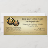 Laura & John Las Vegas Deluxe Wedding Kaart (Achterkant)