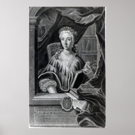 Laura Maria Caterina Bassi Poster (Voorkant)