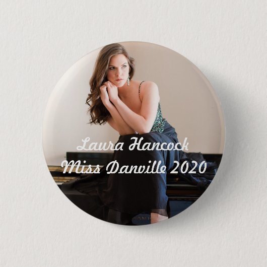 Laura Miss Danville Ronde Button 5,7 Cm (Voorkant)
