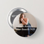 Laura Miss Danville Ronde Button 5,7 Cm (Voorkant /achterkant)