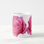  Laura naam  roze roos bloemen Koffiemok (Center)