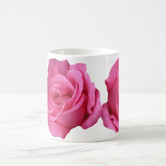  Laura naam  roze roos bloemen Koffiemok (Center)