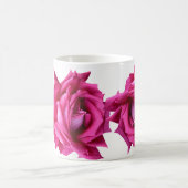  Laura naam  roze roos bloemen Koffiemok (Center)