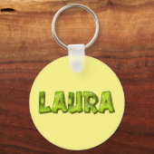 Laura Name Kiwi Design Schlüsselanhänger Sleutelhanger (Voorkant)