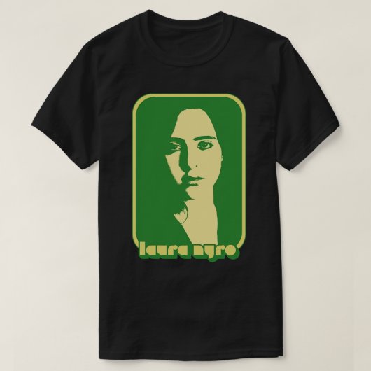 Laura Nyro Retro 70s Stijl Fan Art Design 2 T-shirt (Design voorkant)