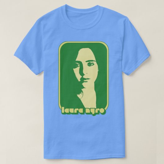Laura Nyro Retro 70s Stijl Fan Art Design 2 T-shirt (Design voorkant)