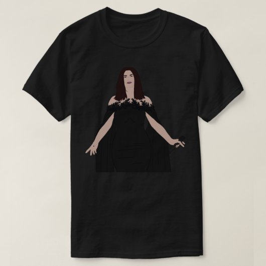 Laura Pausini - Black Dress Sticker T-shirt (Design voorkant)