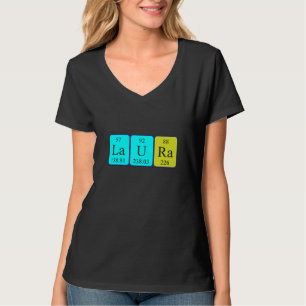 Laura periodiek lijstnaamshirt t-shirt