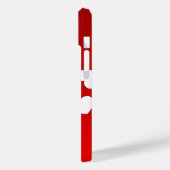 Laura - Sjabloon voor Jouw naam White Hearts op ro Case-Mate iPhone Case (Achterkant / Links)