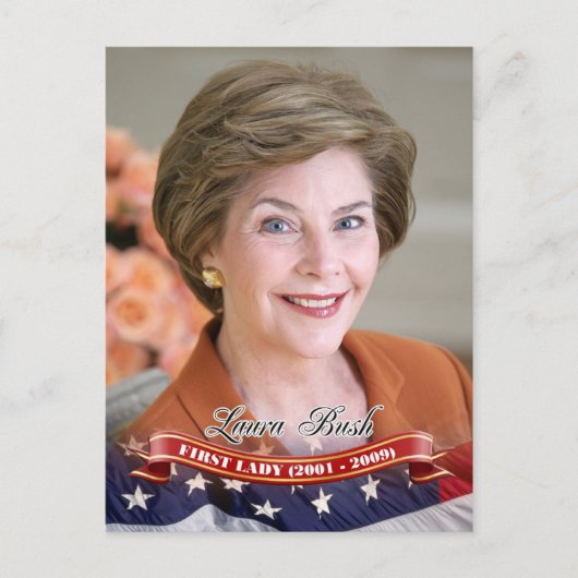 Laura Struik, First Lady of the U.S. Briefkaart (Voorkant)