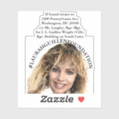 #LAURAHGUILLENFOUNDATION "Als je verloren bent om Sticker (Vel)