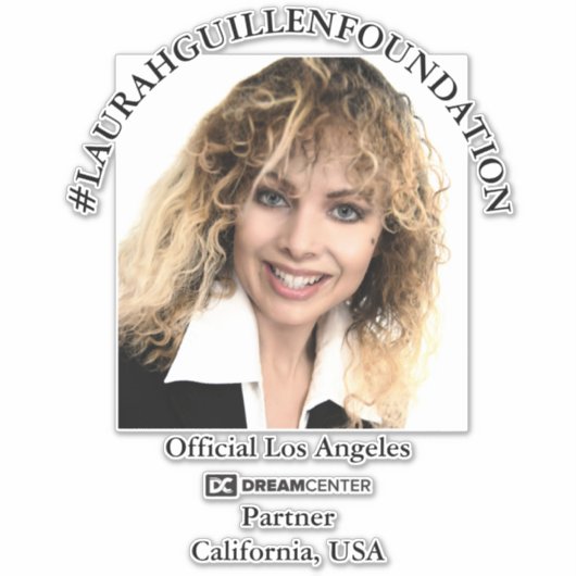 #LAURAHGUILLENFOUNDATION STICKER (Voorkant)