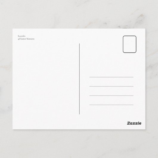 Laurales Briefkaart (Achterkant)