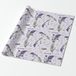 Lauranell Lavender Matte Wrapping Paper, 30 x 6' Cadeaupapier