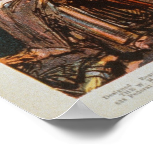 Laurant-Magicaanse illusionist VAUDEVILLE Poster (Hoek)