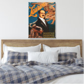 Laurant Magicus, illusionist, entertainer Magic Canvas Afdruk (Insitu (Slaapkamer))