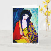 Laura's Beret by T. Fowler-Bailey Kaart (Gele Bloem)