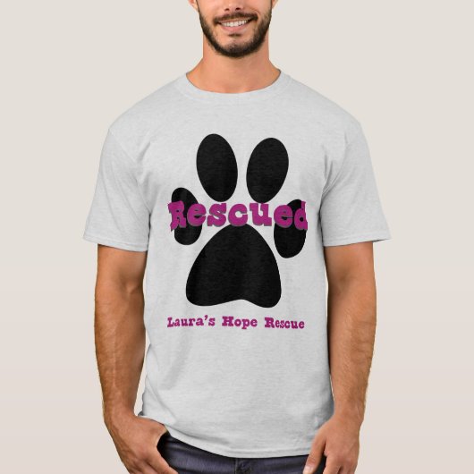 Laura's Hope Rescue - gered T-shirt (Voorkant)