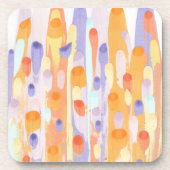 Laura's schraapkunst bier onderzetter (Voorkant)