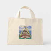 Laura's vuurtoren. mini tote bag (Voorkant)