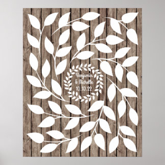 Laurel - 50 Signature Guest Book Alternative Poster