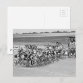 Laurel bicycle races 1925  foto briefkaart (Voorkant / Achterkant)