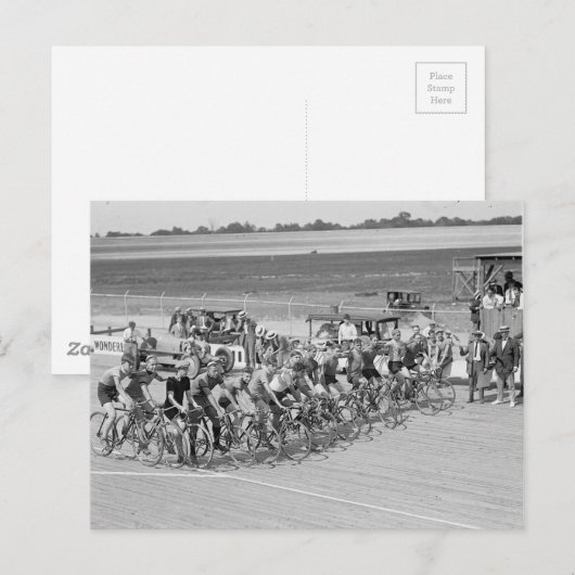 Laurel bicycle races 1925  foto briefkaart (Voorkant / Achterkant)