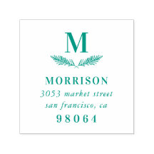 Laurel Branch | Elegant Monogram retouradres