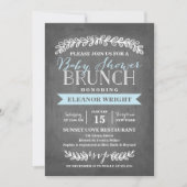Laurel Brunch | Uitnodiging tot Baby shower (Voorkant)