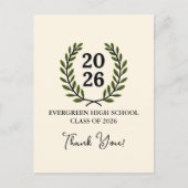 Laurel Crest Klas van 2026 Briefkaart (Voorkant)