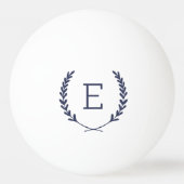 Laurel Crest Monogram Pingpongbal (Voorkant)